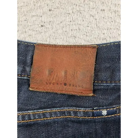 Lucky Brand Jeans Men's 34x30 Blue Denim 221 Original Straight Cotton Stretch - Picture 11 of 16